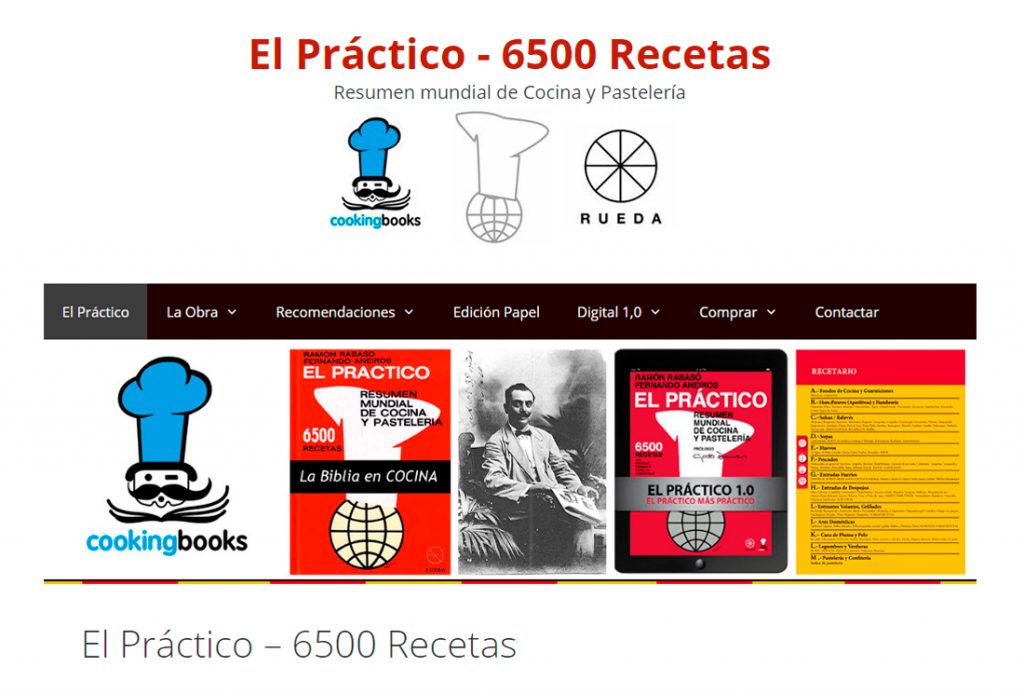 Disseny web KikeBcn - libro El Práctico 6500 recetas - www.elpractico.net