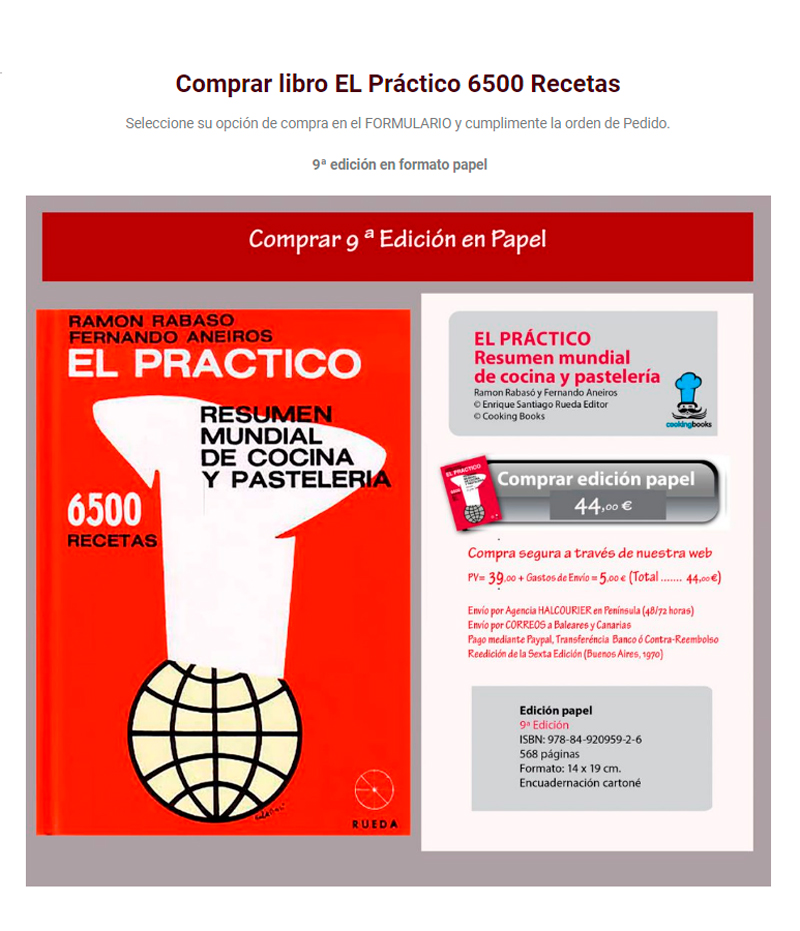 Disseny web KikeBcn - libro El Práctico 6500 recetas - www.elpractico.net