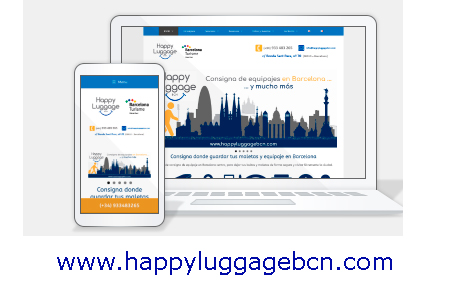 Diseño web KikeBcn - www.happyluggagebarcelona