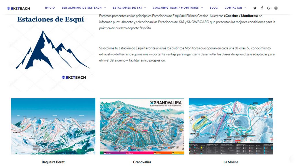 Web Ski Teach - www.skiteach.es